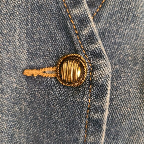 Allegra K Western Style Denim Vest - Large - Picture 7 of 7